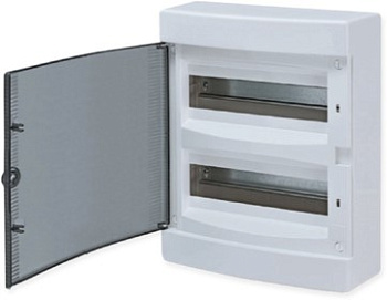 EKF Щит распределительный навесной "Unix" белая дверь 2х12 модулей IP40 EKF PROxima