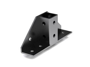 DKC Крепление с площадкой 250х55мм для профиля BPM-41 , горячеоцинкованное