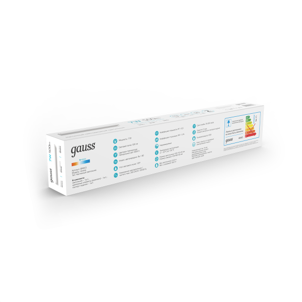 Купить Gauss Настенный светодиодный светильник Venera BR003 7W 500lm 200-240V 420mm LED 1/20