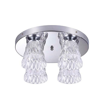 Lumion 3621/24CL LN18 030 хром Люстра потолочная LED 4000K 1920Лм 4*6W 220V GERANA