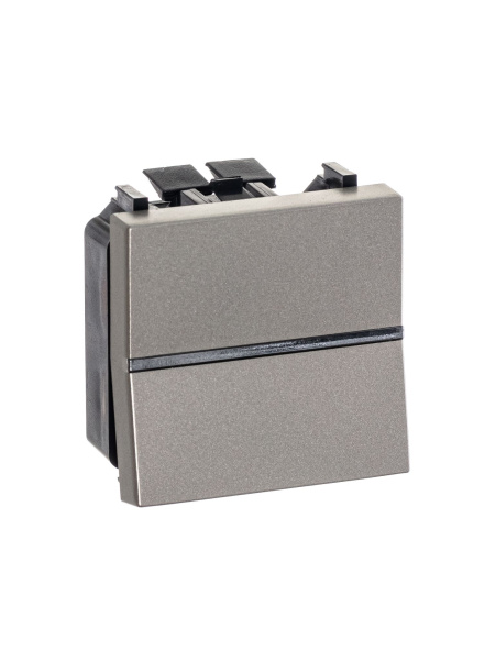 Купить ABB NIE Zenit Шампань Переключатель 1-клавишный перекрестный 2 мод 2CLA221000N1901