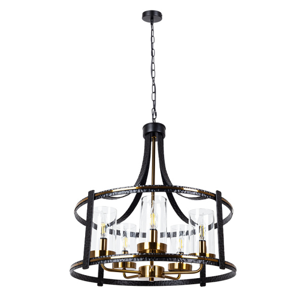 Arte Lamp AVIOR Светильник подвесной лампа накаливания A7011SP-5BK