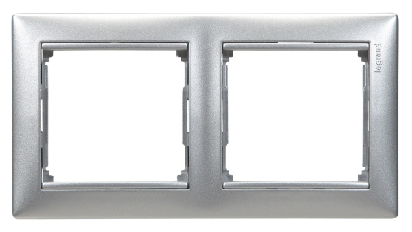 Купить Legrand Valena Алюминий Рамка 2-ая гориз 770152