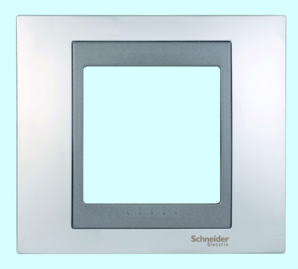 Купить SE Unica Top Хром матовый Графит Рамка 1-ая MGU66.002.238