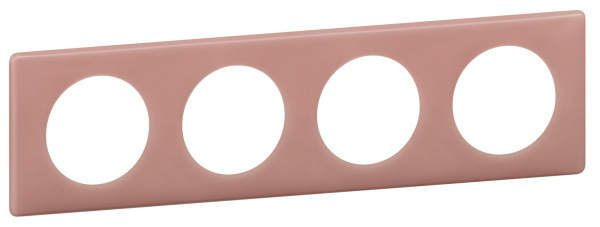 Купить Legrand Celiane Перкаль розе Рамка 4-я (2+2+2+2 мод) 066764