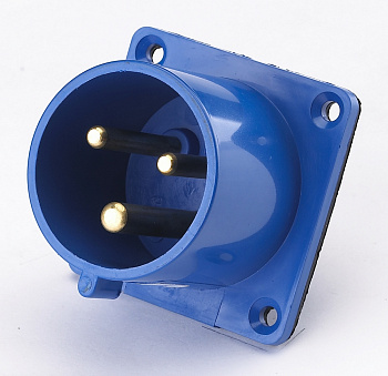 DEKraft Вилка щитовая 613 2Р+РЕ 16А 220В IP44 ВЩ-102 26059DEK