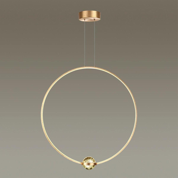 Купить Odeon Light 4336/27L L-VISION ODL22 113 брашированное золото/металл Подвесной светильник IP20 LED 27W 2230Лм 4000K GOTA