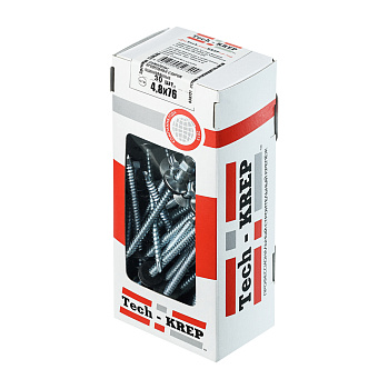 Tech-Krep Саморез КР ZP св. 4,8х76 (30 шт) - коробка с ок. 124636