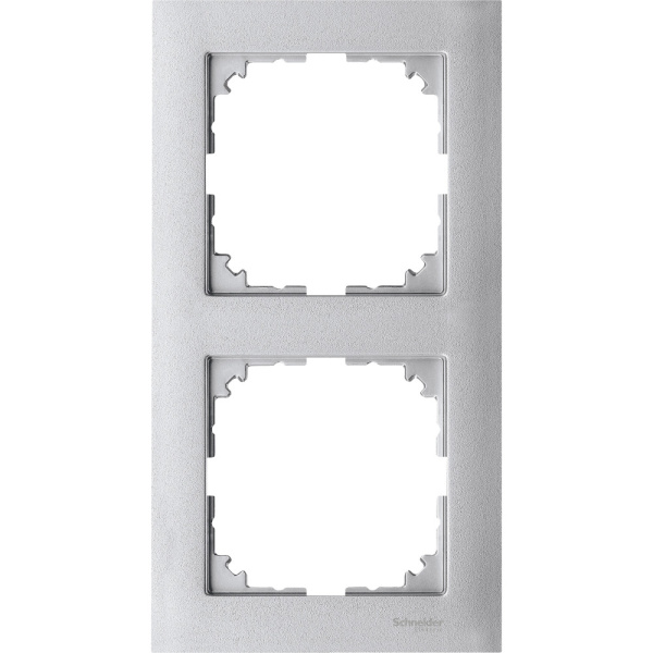 SE Merten SM M-Pure Алюминий Рамка 2-ая MTN4020-3660