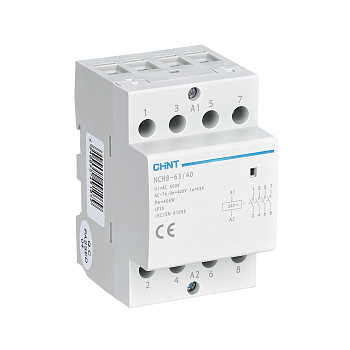 CHINT Контактор модульный NCH8-63/22 63A 2НЗ+2НО AC220/230В 50Гц (R)