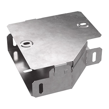 Промрукав Переходник левый с крышкой Стандарт 150х100х50 PR16.0486