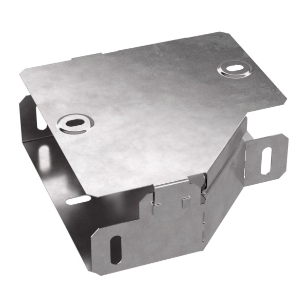 Промрукав Переходник левый с крышкой Стандарт 150х100х50 PR16.0486