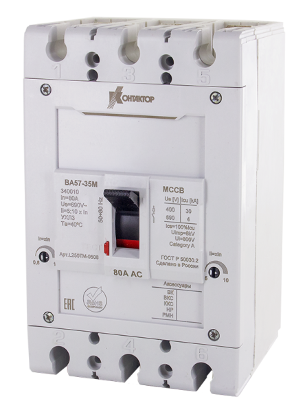 Купить Контактор (Legrand) ВА57-35М-340010-Р250А-690АС-1250/2500А-УХЛ3