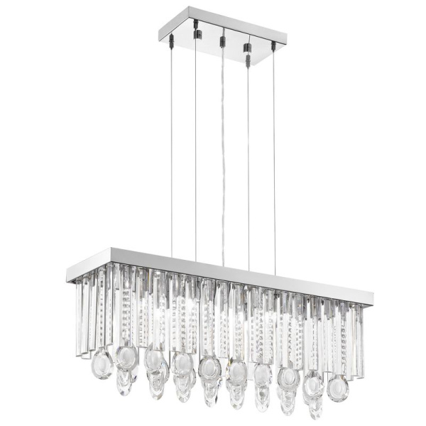 Eglo Люстра CALAONDA, 7х33W(G9), 690х230, H1100, хром/хрусталь 93422