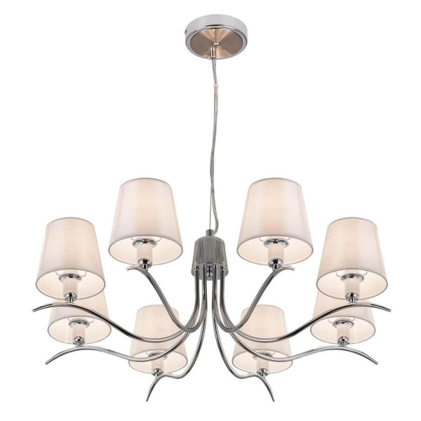 Citilux CL439181 Эмма Хром+Белый Светильник Люстра