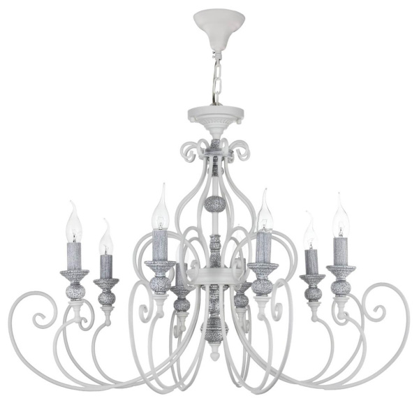 Maytoni Elegant Karina Белый Люстра 8xE14 60W ARM631-PL-08-W Maytoni Elegant Karina Белый Люстра 8xE14 60W ARM631-PL-08-W