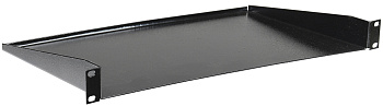 IEK ITK 19" консольная полка глубиной 280мм, 1U, черная RS05-280M