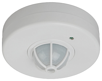 ЭРА MD 017 Датчик движения Датчик движения белый, максимальная нагрузка 1200Вт, угол обзора 180-360 градусов