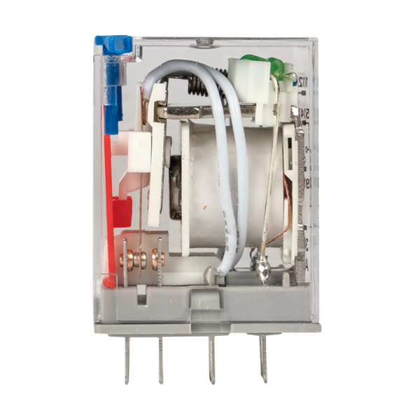 Купить EKF Averes Реле промежуточное с кнопкой и механической индикацией RPAt 22/4 5A 24В DC