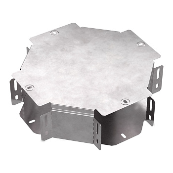 Промрукав Х-образный ответвитель с крышкой Стандарт 150х100 PR16.0461