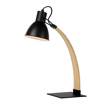 Lucide Curf Металл/дерево Настольная лампа E27 60W 03613/01/30