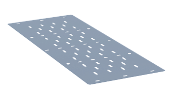 EKF Вставка донная основание 400 мм (толщина 1,5 мм)