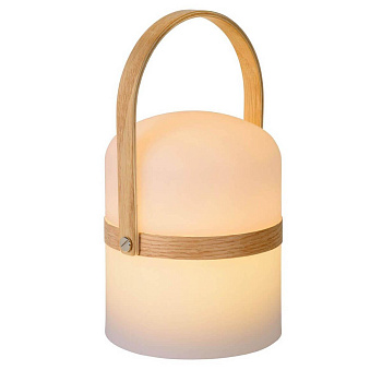 Lucide Joe Акрыл/дерево Настольная лампа  LED 3 06800/03/31