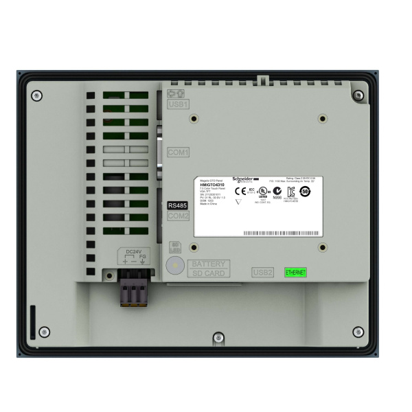 Купить SE Magelis Сенсорный цветной терминал 7,5" 640х480 RJ45 RS232/485 SUB-D Eth TCP/IP 96Mб/512кБ слот SD HMIGTO4310