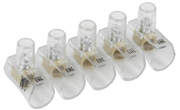 IEK Зажим винтовой  концевой изолированный КЗВИ 4,0мм2 (5x1)