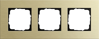 Gira ESP Алюминий Светлое золото Рамка 3-ая 0213217