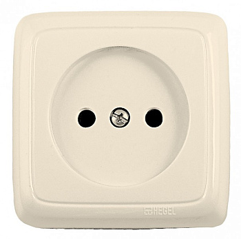 Hegel Альфа наруж Слоновая кость РА16-103-01 Розетка, с изол. пластиной