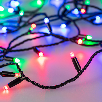 Arlight Светодиодная гирлянда ARD-STRING-CLASSIC-10000-BLACK-95LED-LIVE RGBW-DMX (24V, 10W) (Ardecoled, IP65) 031743