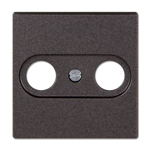 JUNG EcoProfi Антрацит Накладка для розетки TV-FM EP561BFPLTVAN