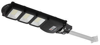 ЭРА ERAKSS60-02 Консольный светильник на на солнечной батарее,SMD, с кронштейном,60W,с датч. движ.,ПДУ,1000lm, 5000К, IP65