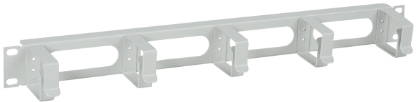 IEK ITK Кабельный органайзер 19" 1U, 5 колец, серый CO35-1M5RM