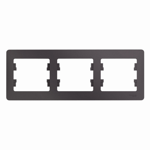 Systeme Electric Glossa Сиреневый туман Рамка 3-ая, горизонтальная