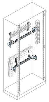 ABB DIN-рейка Ш=600мм 24мод+фронт кронштейн EH0024