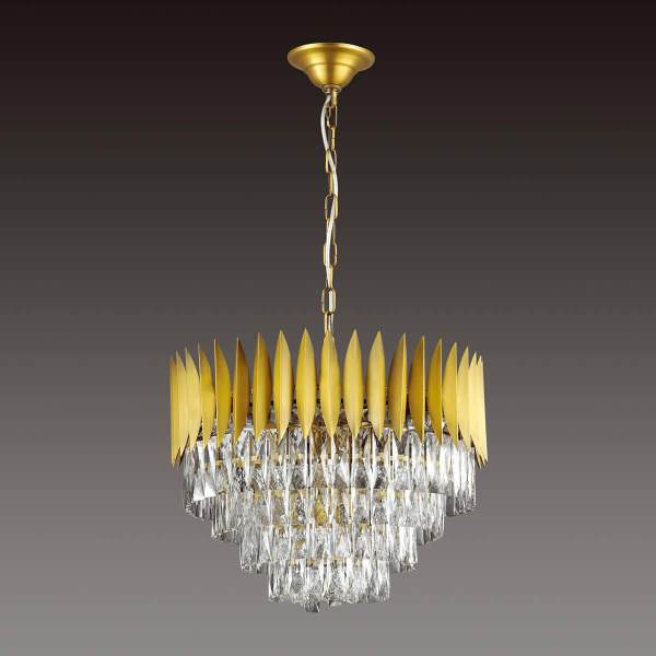 Купить Odeon Light 4124/15 ODL19 439 золото/хрусталь Люстра E14 15*40W VALETTA