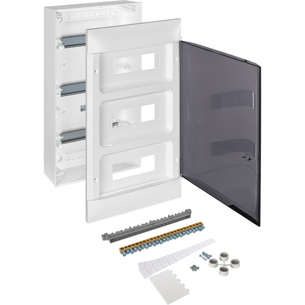 Купить Legrand Practibox S Пластиковый щиток Навесной 3X12 Дымчатая дверь 135613