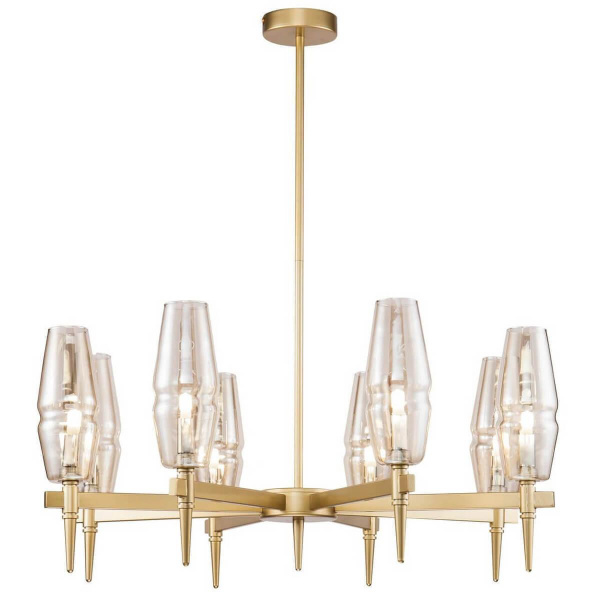 Maytoni House Lita Матовое Золото Люстра G9 28W H002PL-08G