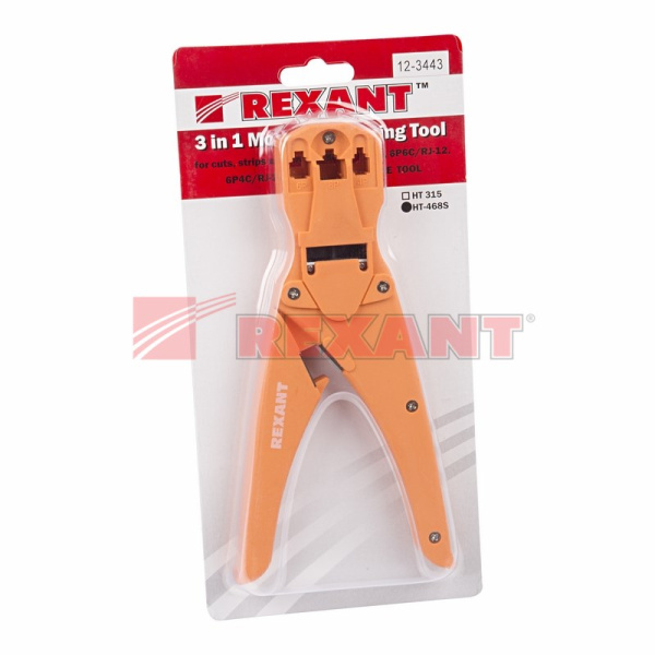 Купить Кримпер для обжима пластиковый 8P8C / 6P6C / 4P4C (ht-468S) Rexant 12-3443