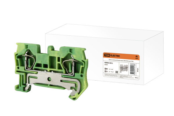 TDM Зажим клеммный безвинтовой (ЗКБ) PEN 6 мм2 SQ0822-0012