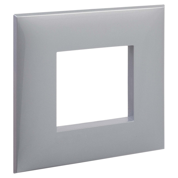 Купить DKC Рамка "Avanti", "Закаленная сталь", 1 пост (2 мод.)