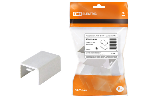 TDM Соединитель КМС 15х10 (4 шт./комп.) SQ0411-0100