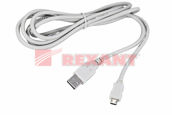 Купить Шнур micro USB (male) - USB-A (male) 1.8M Rexant 18-1164