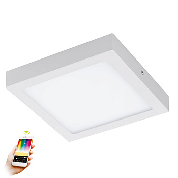 Eglo 96672 Светодиодная накладная панель FUEVA-C умный свет connect, 15,6W (LED), 225х225, H35, 2000lm