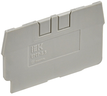 IEK Заглушка для CP 2,5мм2 серая