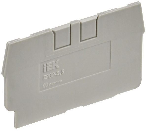 IEK Заглушка для CP 2,5мм2 серая