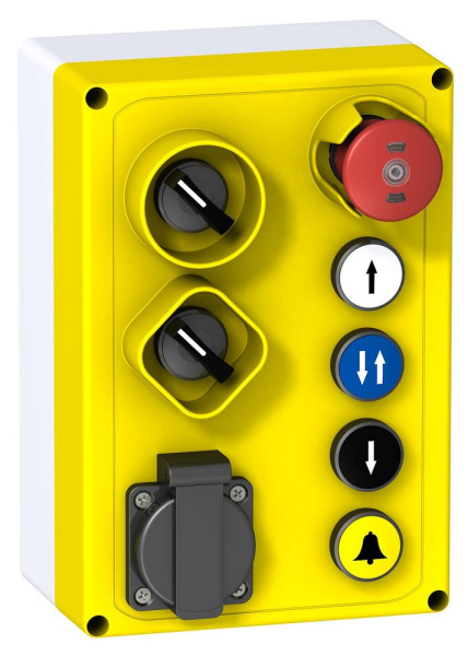 Купить SE Кнопочный пост в сборе 7 команд XALFP7005E