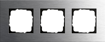 Gira ESP Сталь Рамка 3-ая 0213219